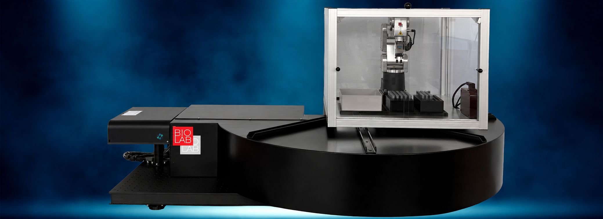 Avanceret sort laboratorieautomationssystem
